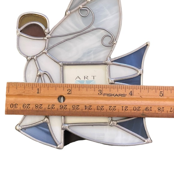 Malden Homemade Stained Glass Angel Photo Frame NEW - Picture 6 of 6